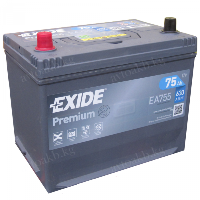 Аккумулятор 75ач. Аккумулятор Exide 75. Аккумулятор 75ач Exide. Exide