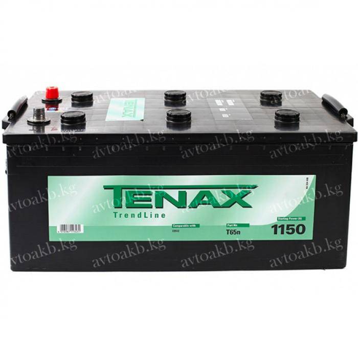 Грузовой аккумулятор Tenax  225 Ач 1150 А прямая полярность