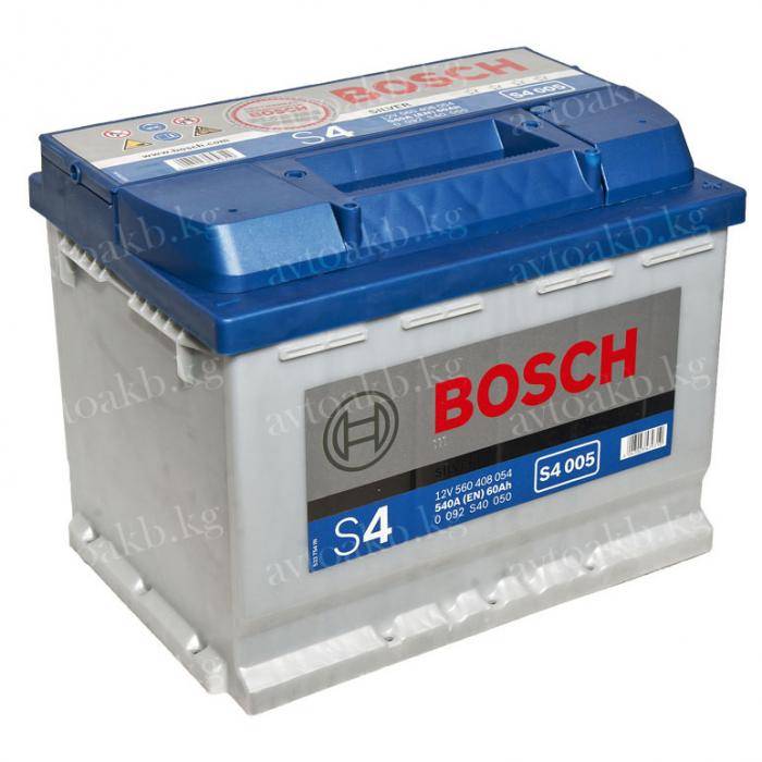 Аккумулятор Bosch 60Ач 540A обратная полярность S4005