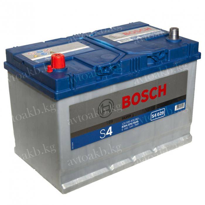 Аккумулятор Bosch 95Ач 830A прямая полярность S4029