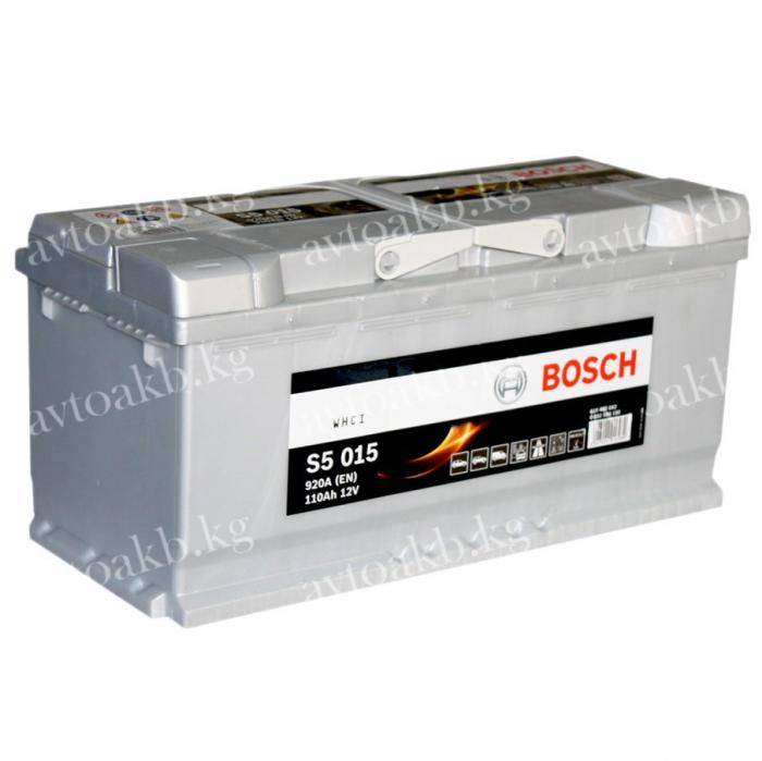 Аккумулятор Bosch Silver 110Ач 920A обратная полярность S5015