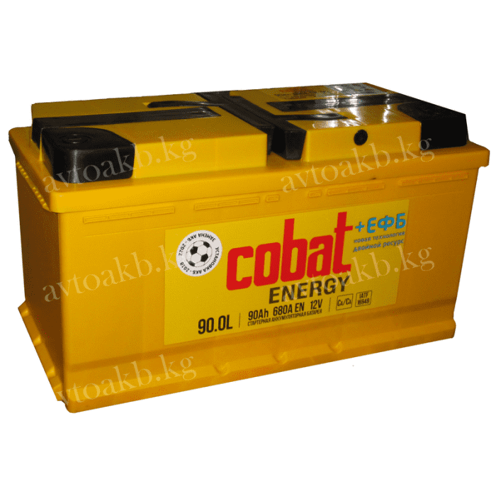 Аккумулятор Cobat 90 Ач 680 А обратная полярность