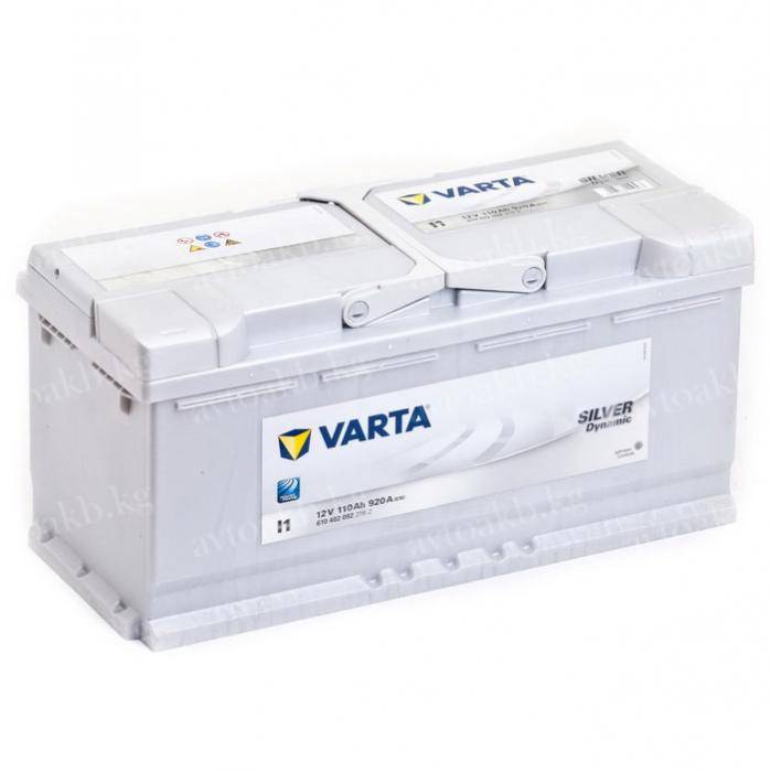 Аккумулятор Varta Silver Dynamic  110Ач 920А обратная полярность 610402092